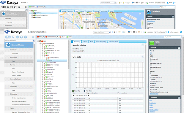 configure monitor with kaseya agent using mib