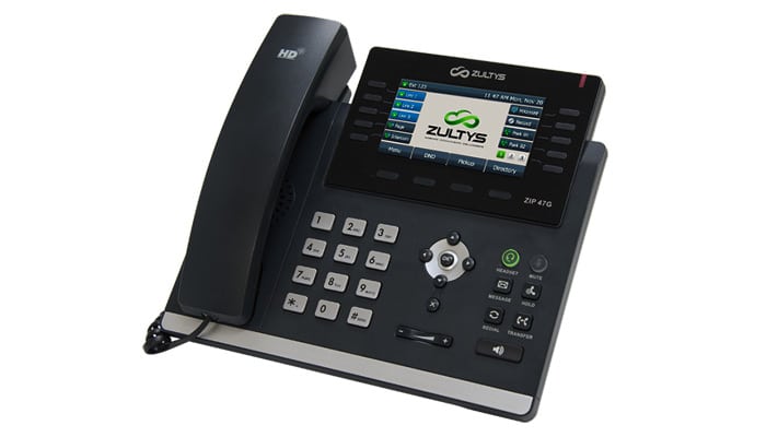 Stand Zultys ZIP 36G IP VOIP Business Phone Handset 
